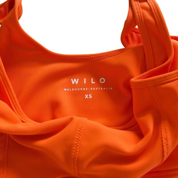 Sports Bra Wilo The Label Sz. XS Workout Fitness Training Orange - Picture 4 of 5